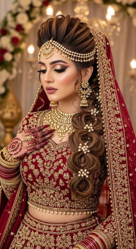 Bridal makeup